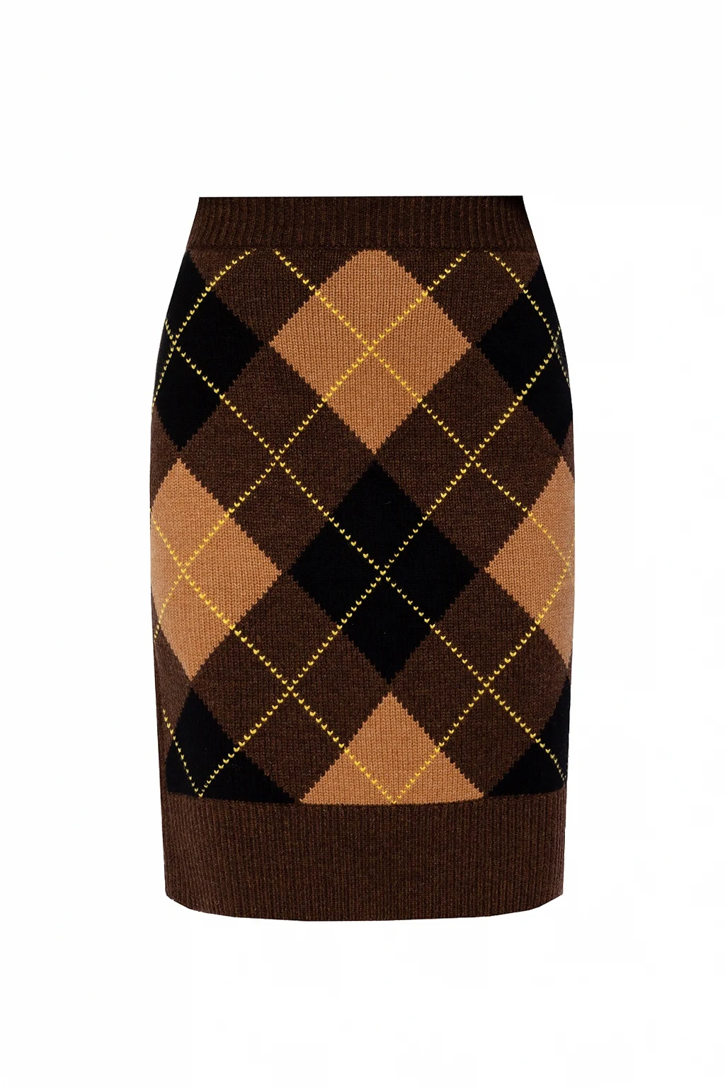 BROWN Wool skirt