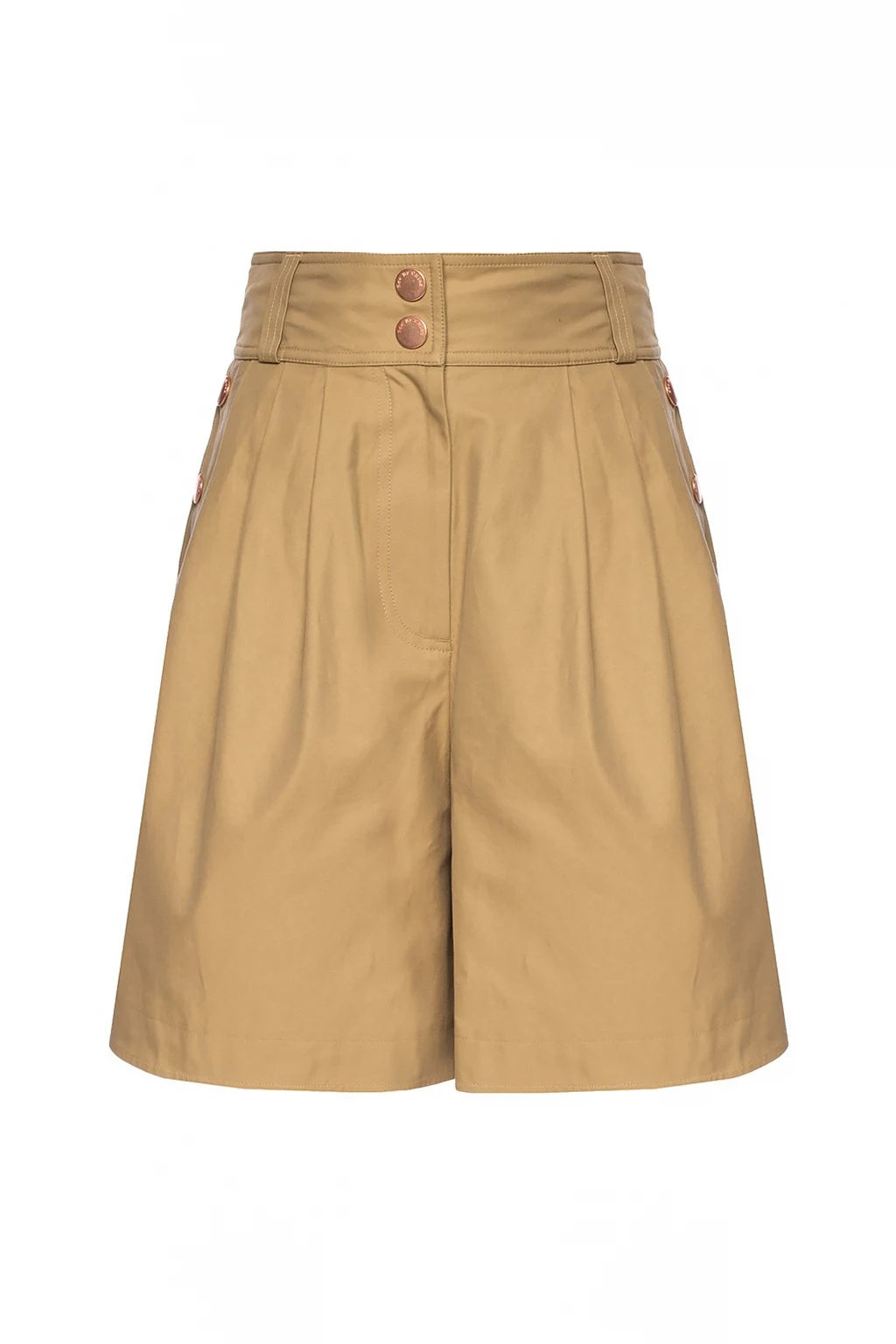 High-waisted shorts