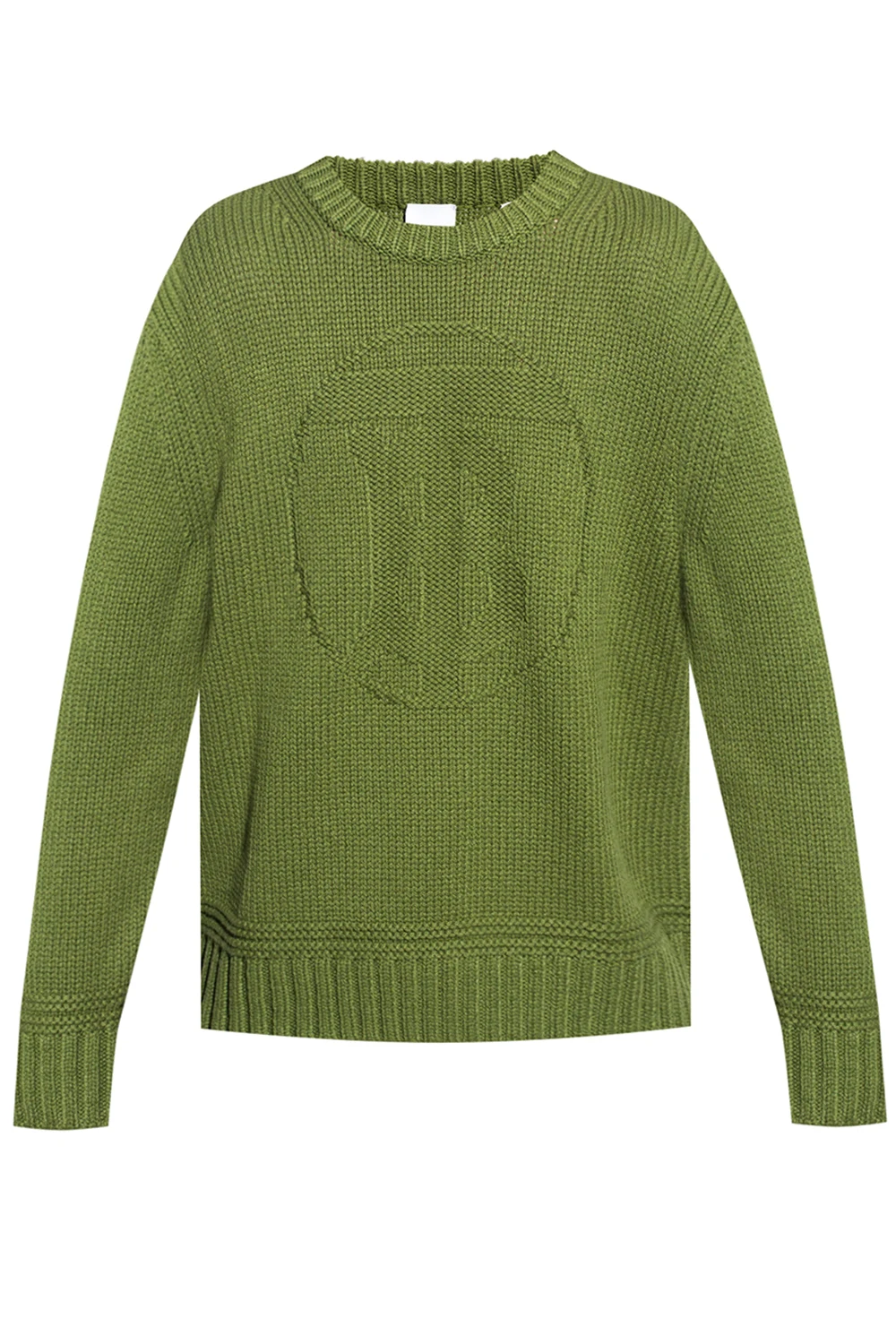 GREEN Sweater with logo