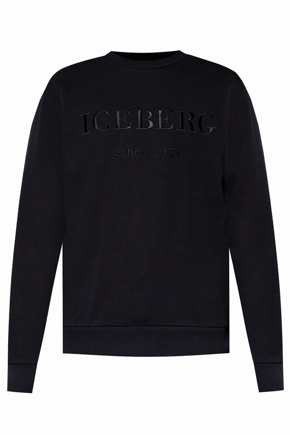 BLACK Sweatshirt with logo