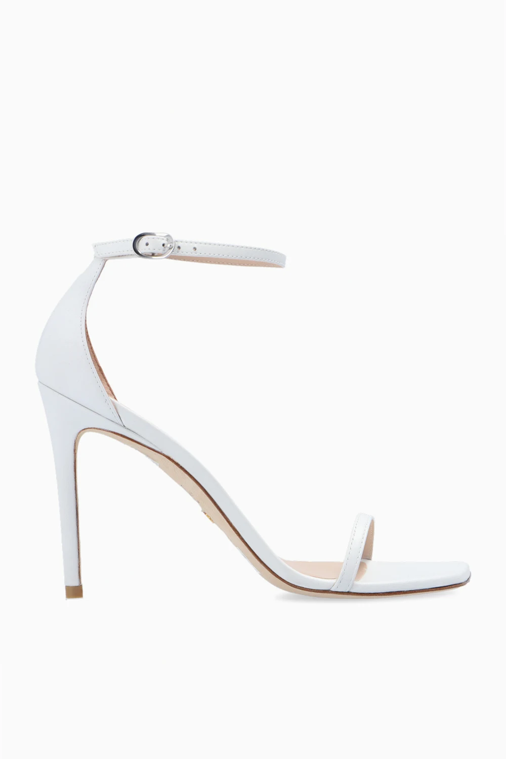 ‘Nudistcurve’ heeled sandals