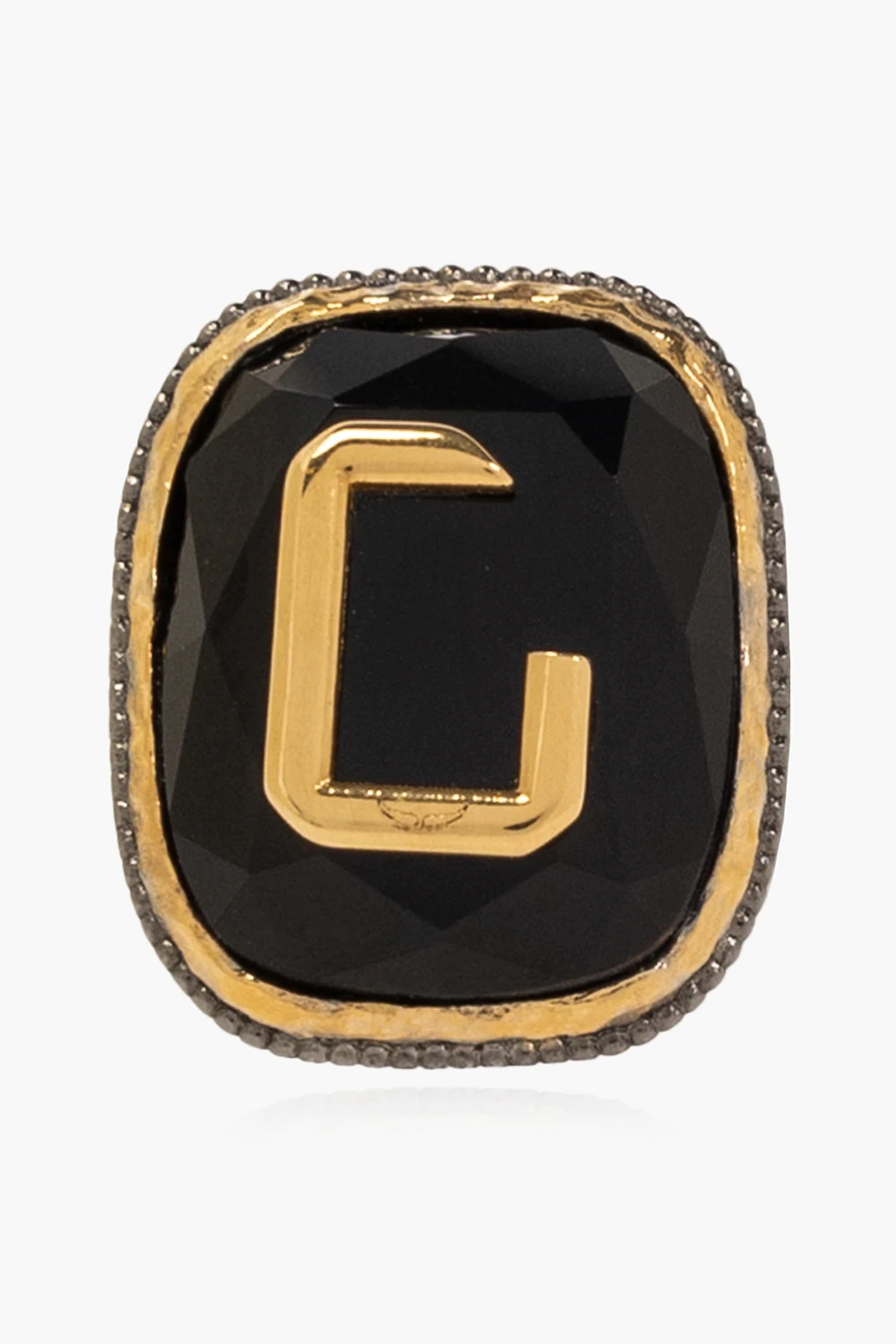 ‘Cecilia’ brass signet ring