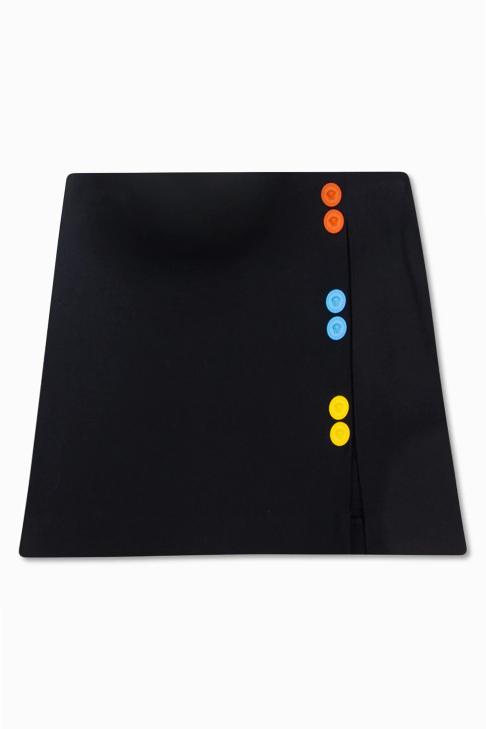 Skirt with decorative buttons