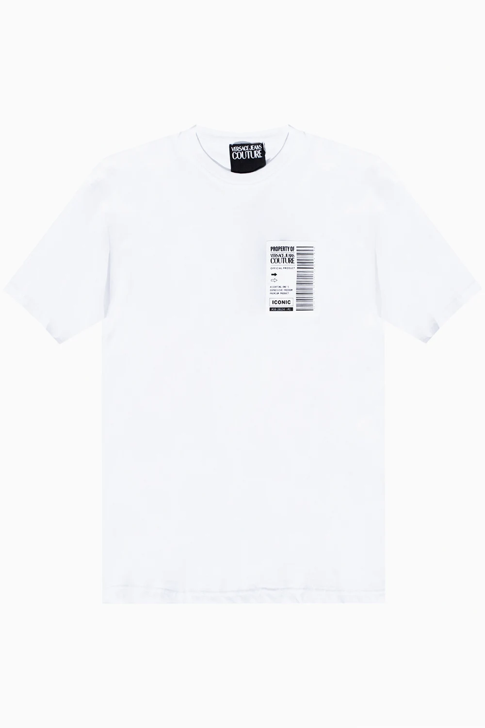 WHITE Patched T-shirt
