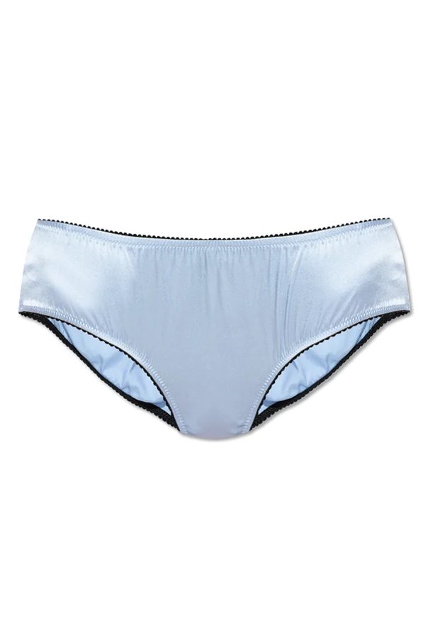 HELLBLAU Seidenslips