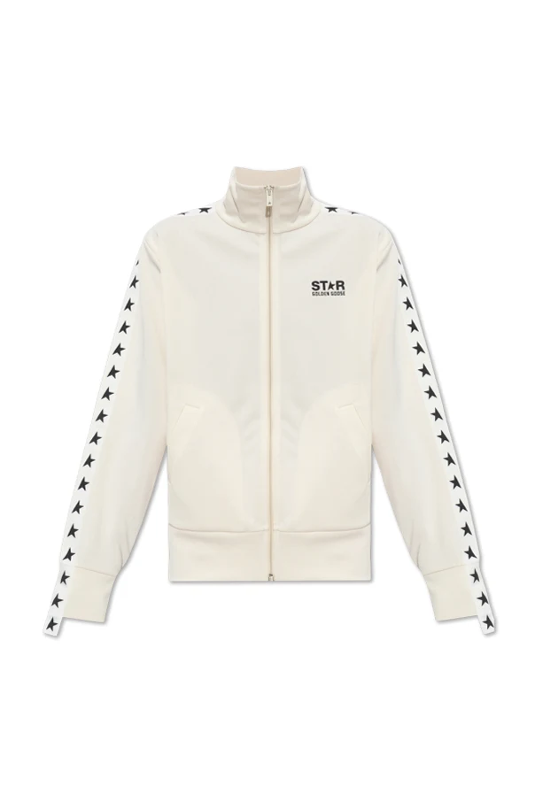 cream Zip-up sweatshirt