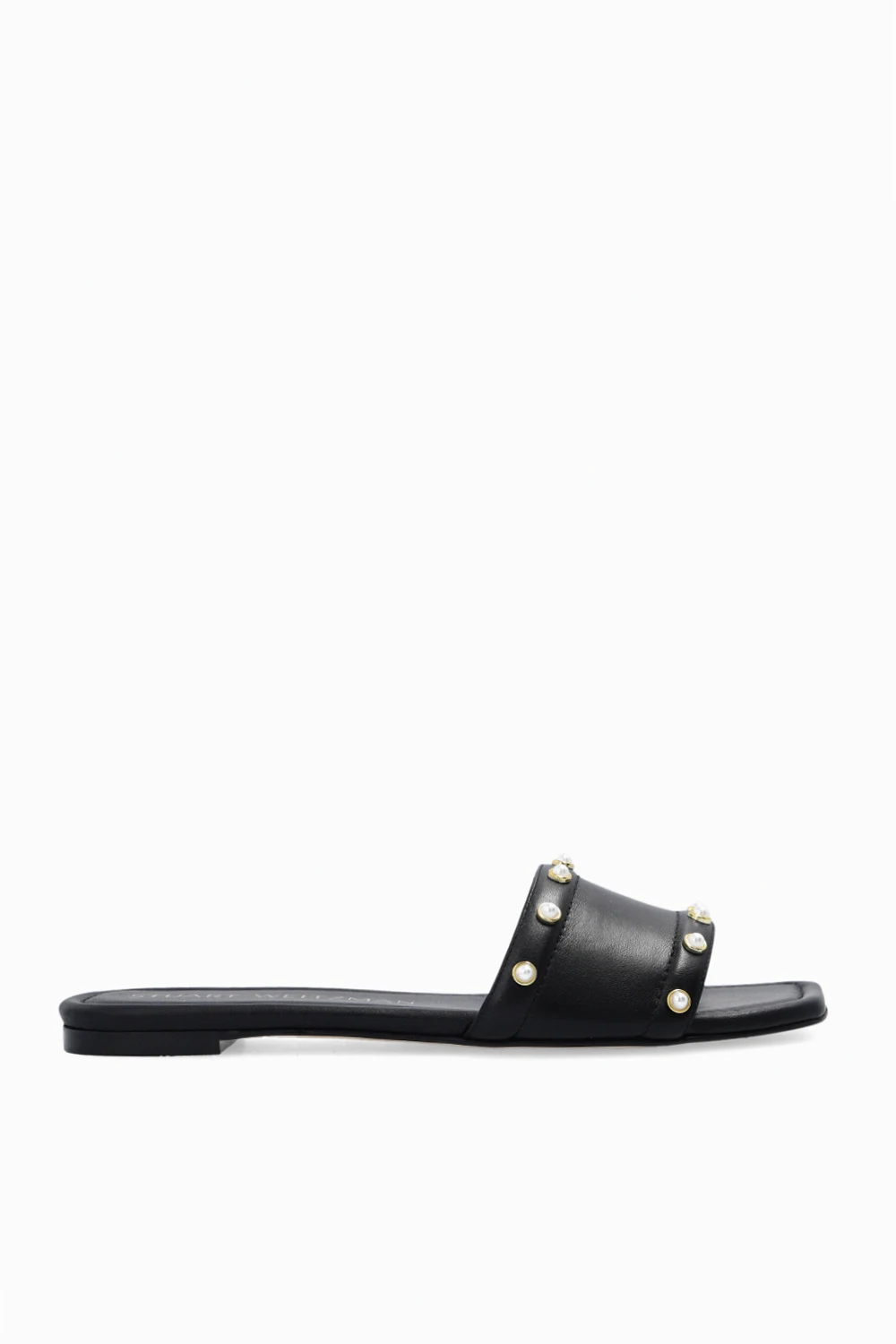 Leather slides