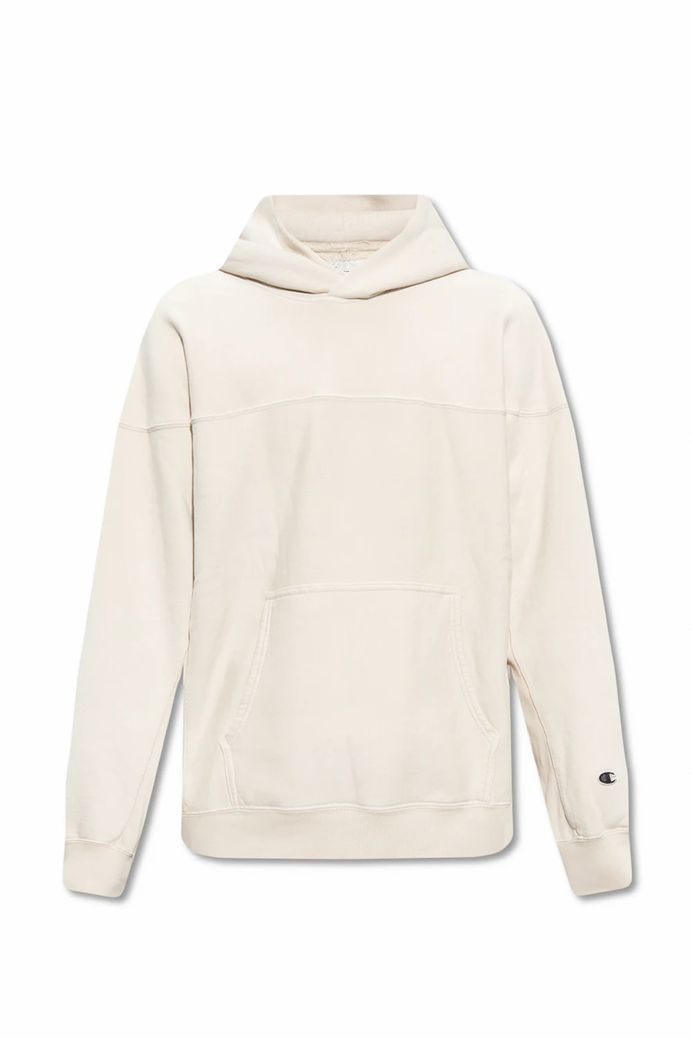 Hoodie with logo patch