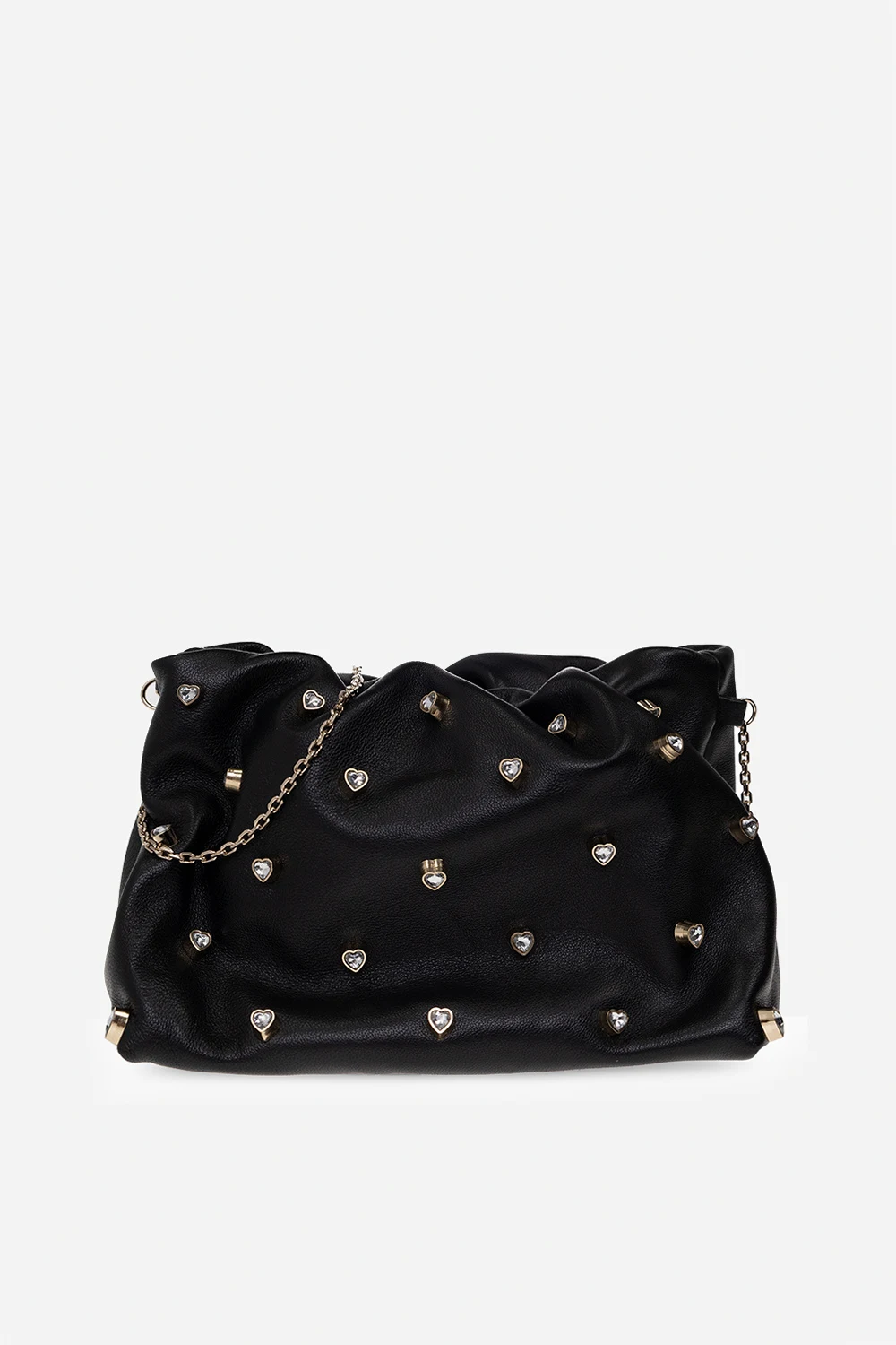 BLACK Embellished shoulder bag