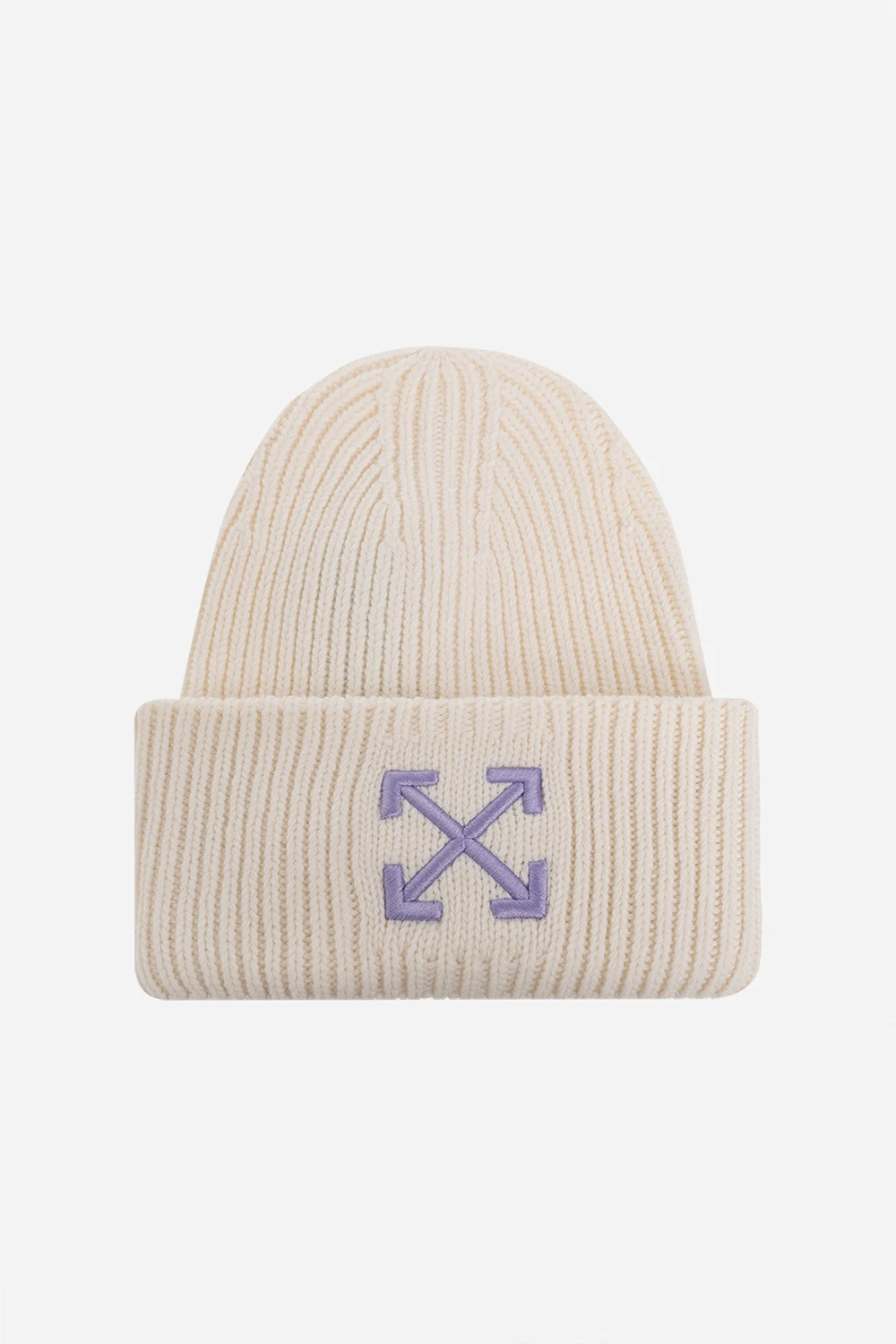 Wool beanie with logo