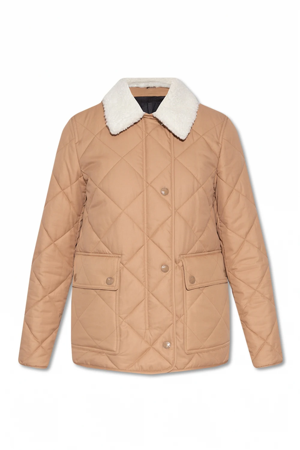 beige Quilted jacket