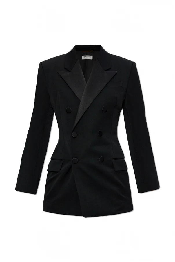 BLACK Double-breasted blazer