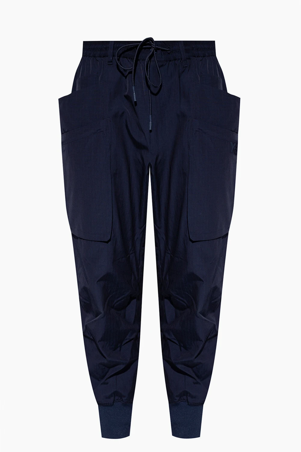 NAVY BLUE Trousers with logo