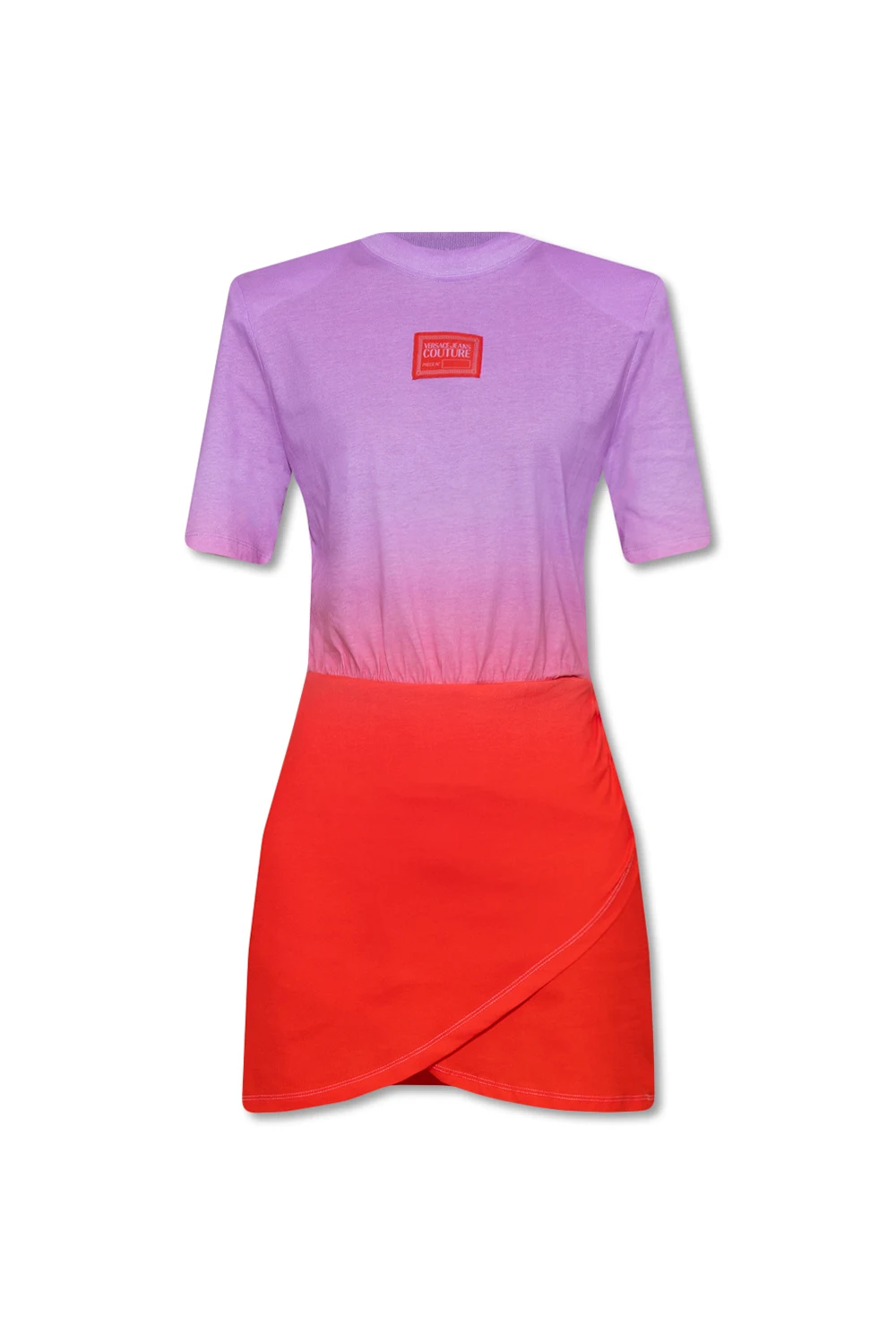 PURPLE Dress with logo