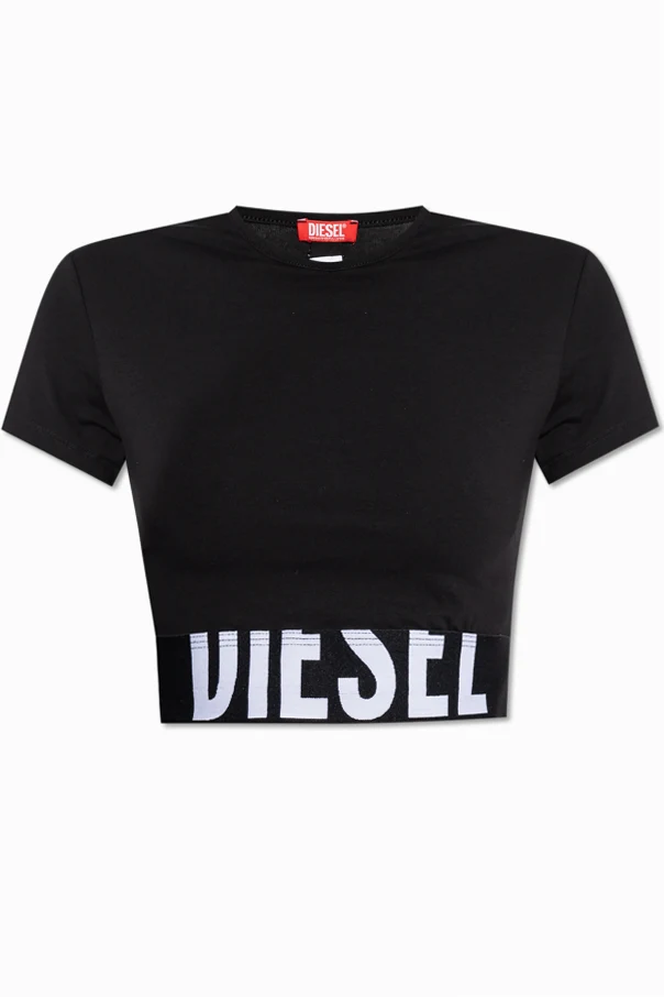 CZARNY Top `UFTEE-SPORT-CROPPED`