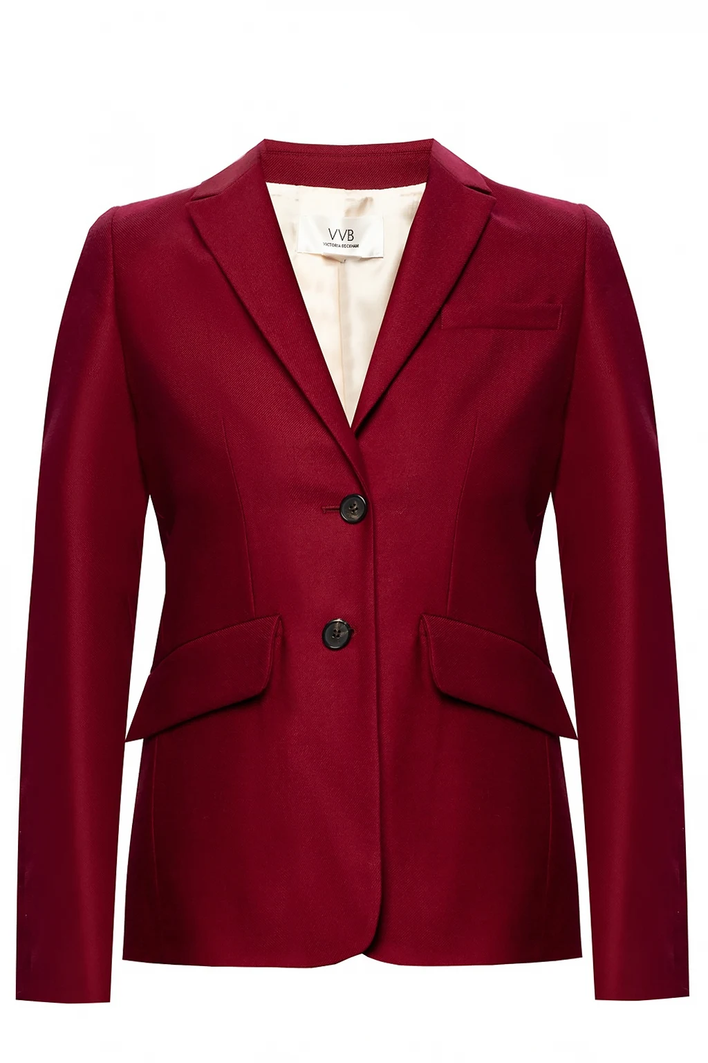 BURGUNDY Wool blazer