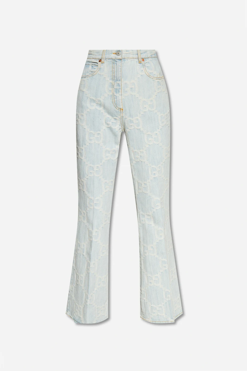 Jeansy z monogramem