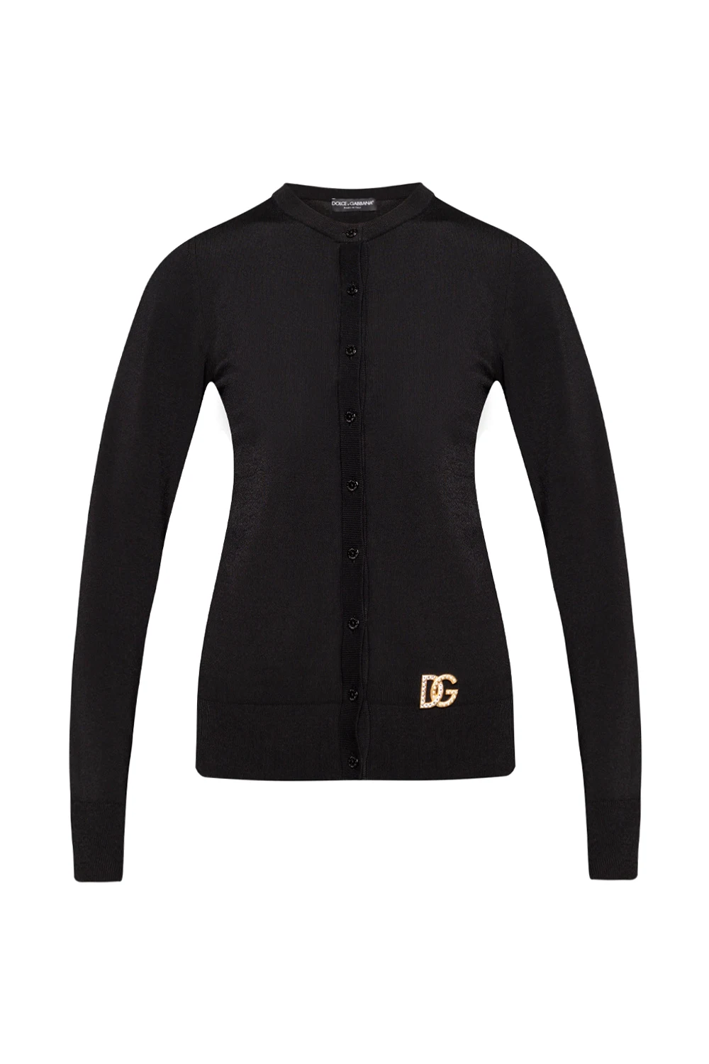 Cardigan with logo