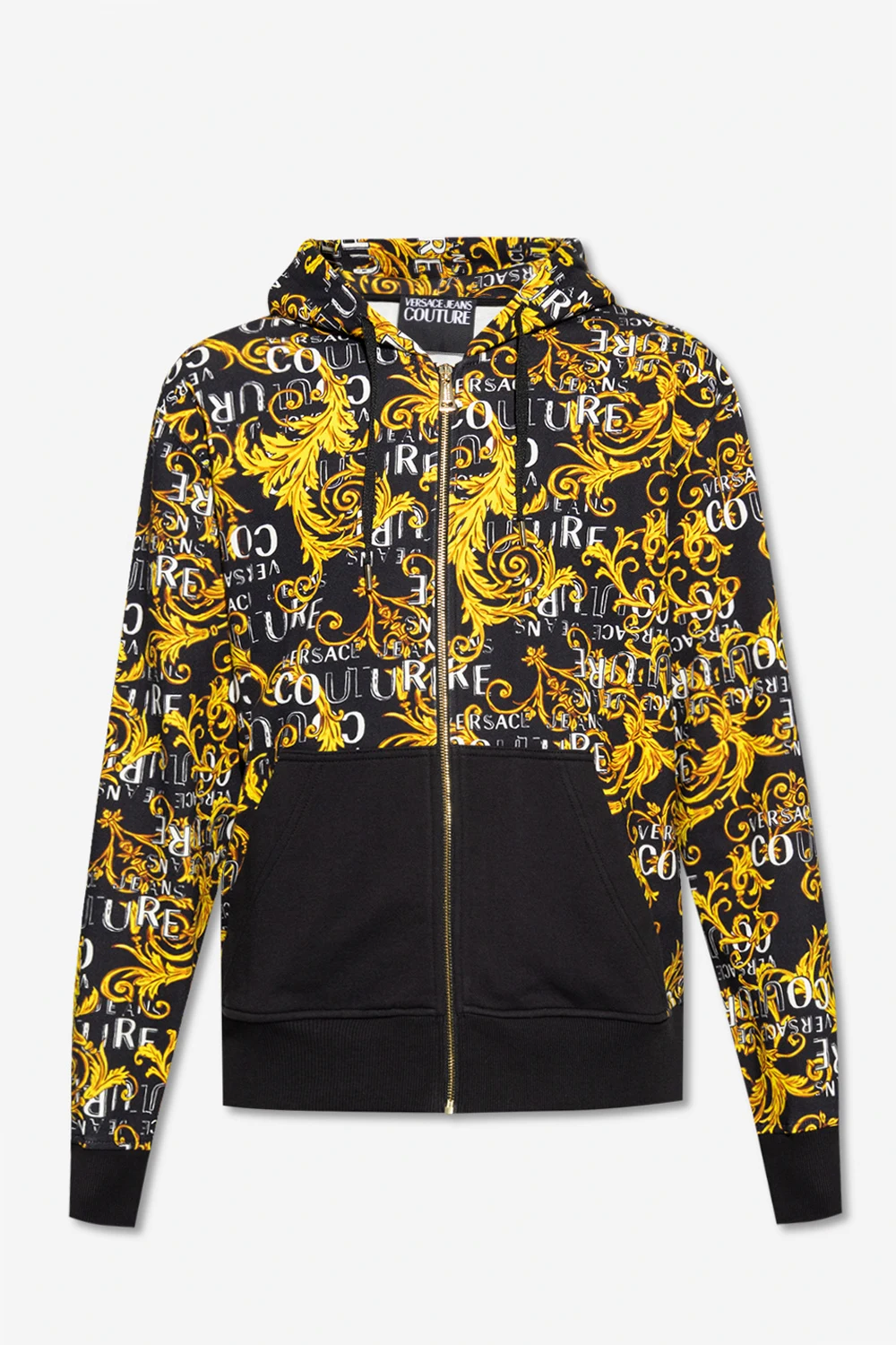 BLACK Cotton hoodie
