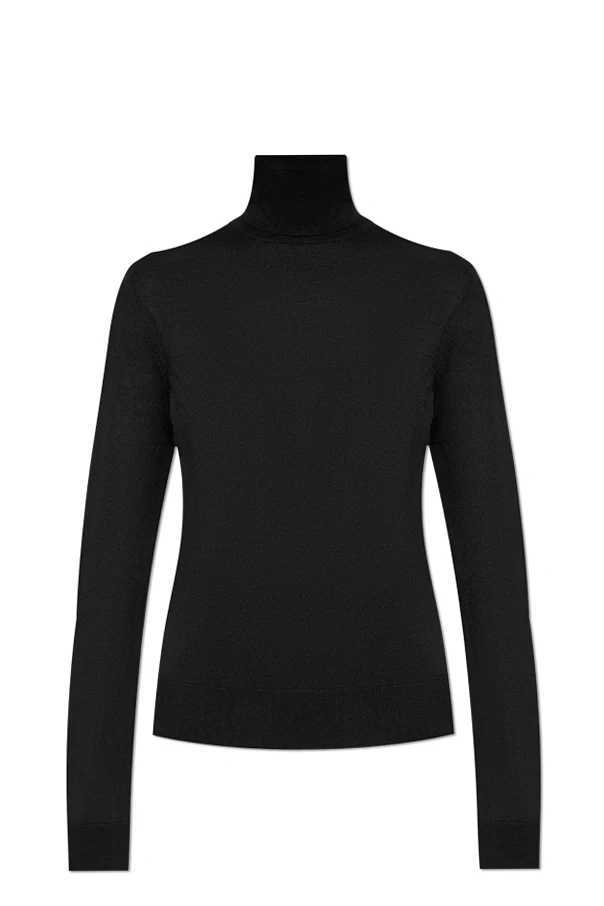 SCHWARZ Kaschmir-Rollkragenpullover