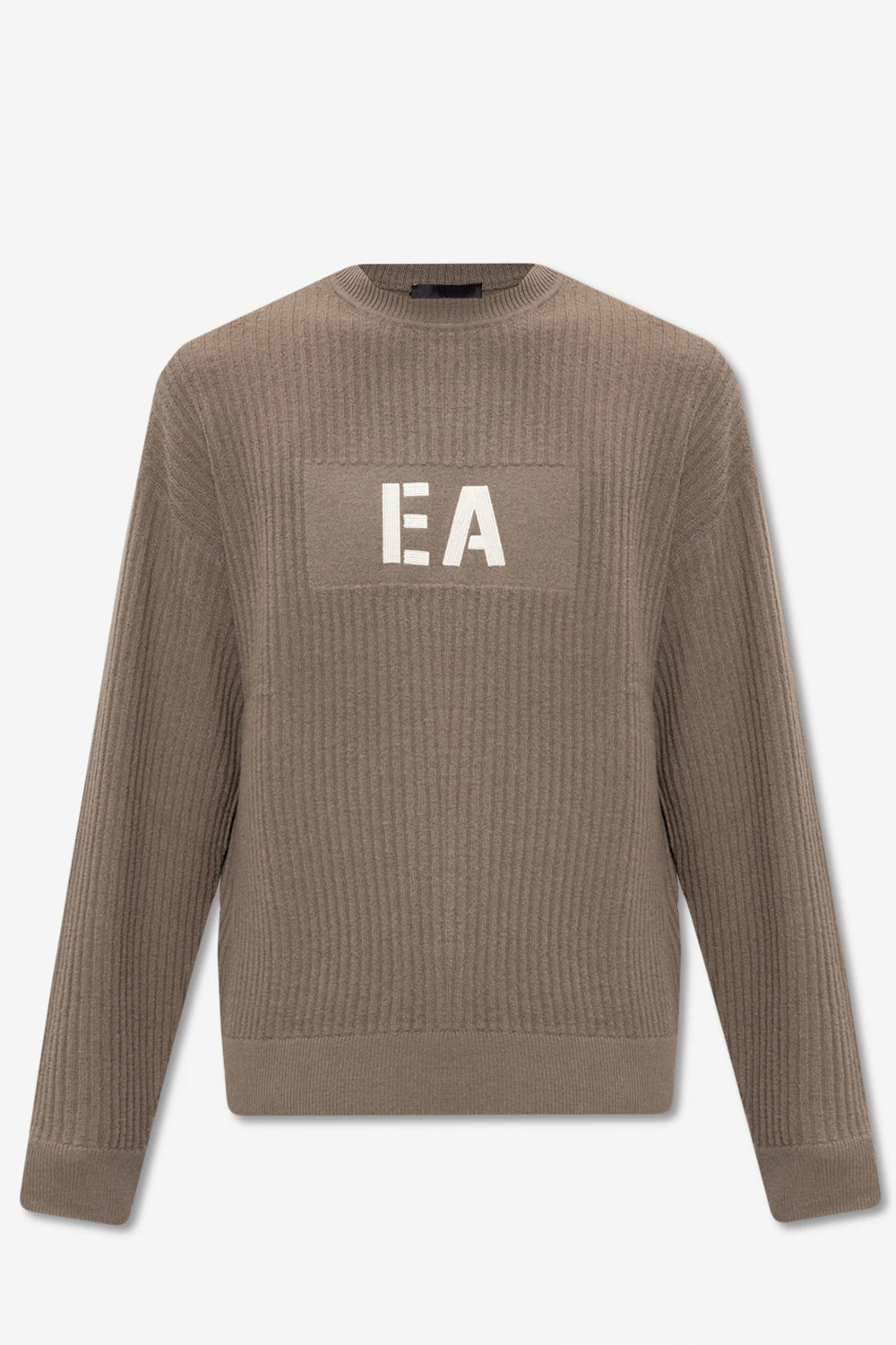 BROWN Sweater with logo