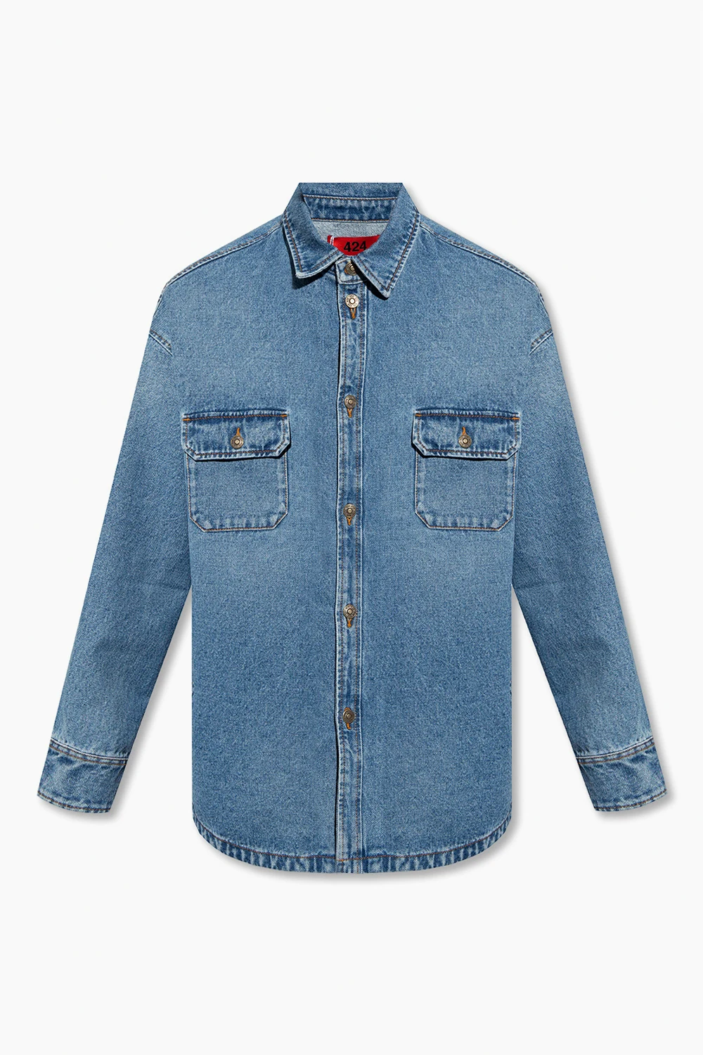 Oversize denim shirt