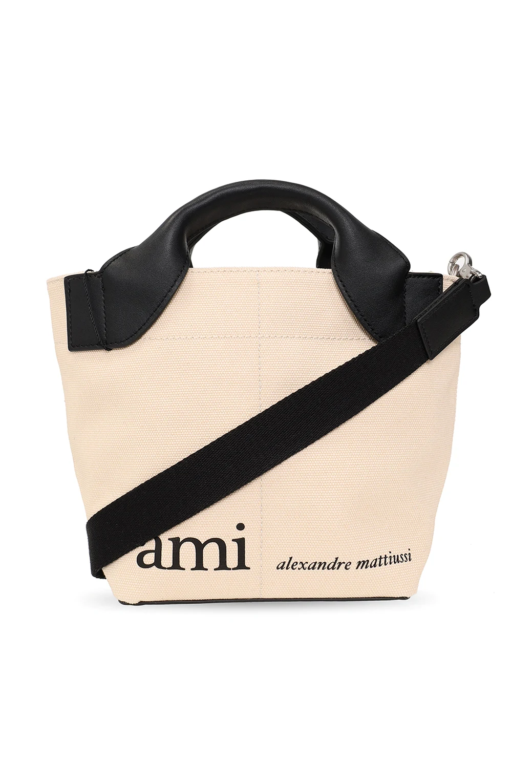 cream Shoulder bag with logo