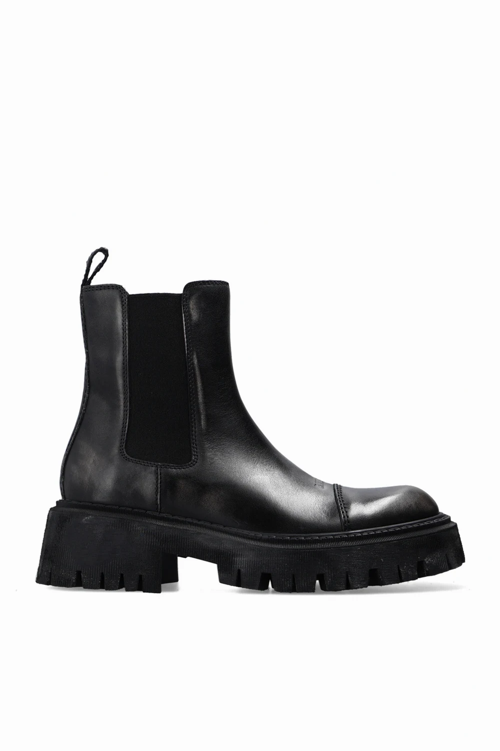 Leather boots