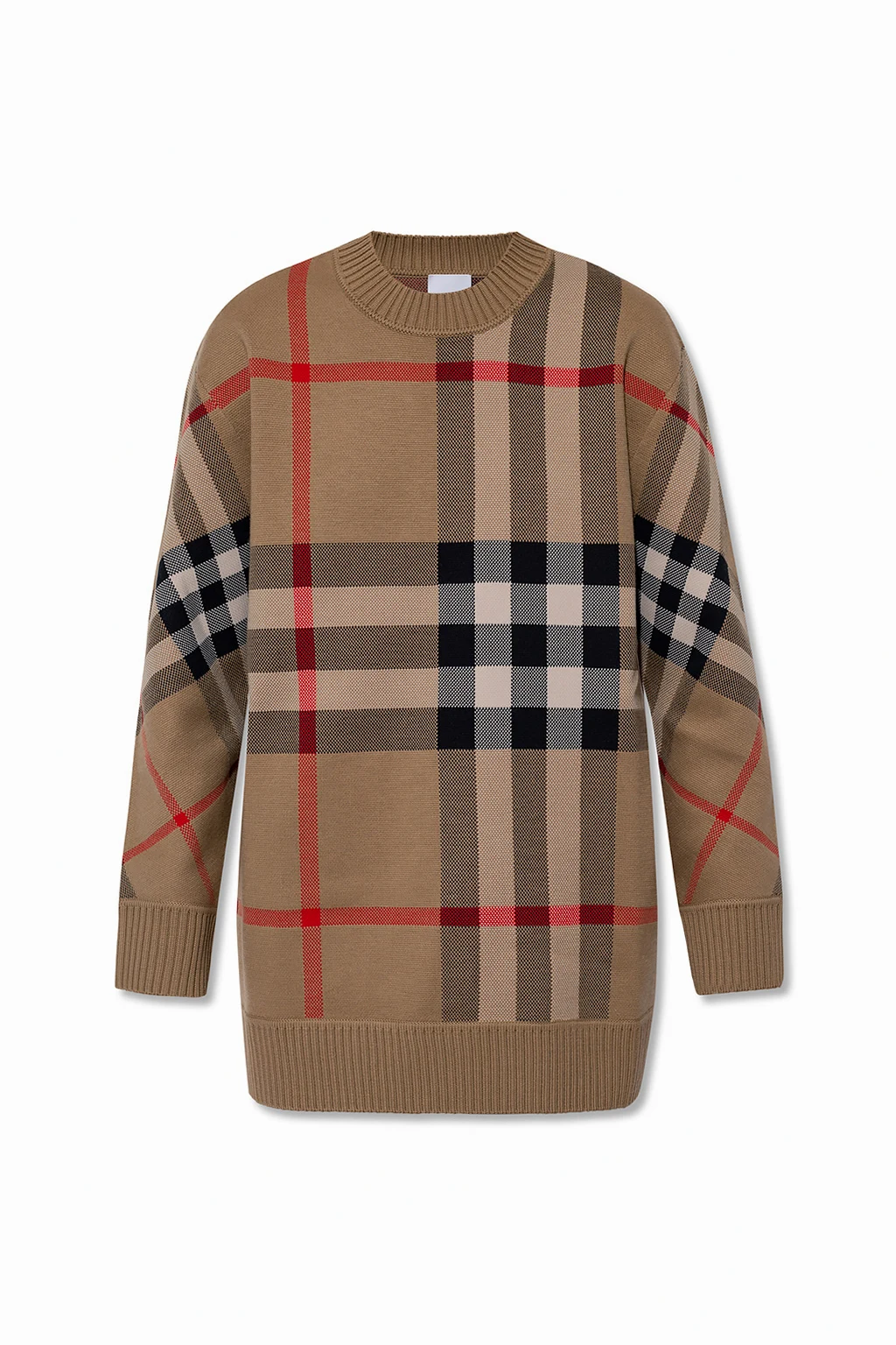 Checked sweater