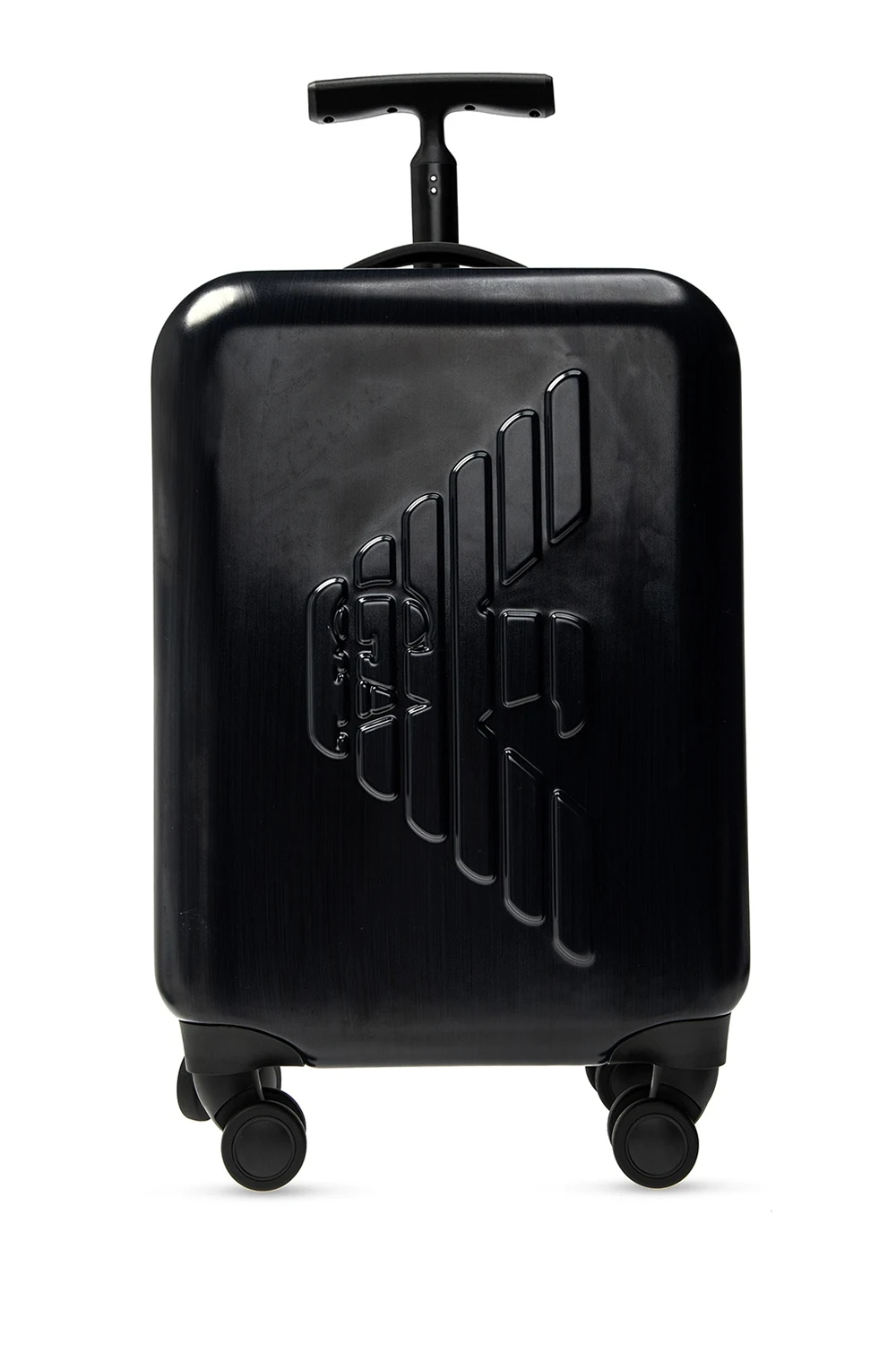 NAVY BLUE Suitcase with tactile logo