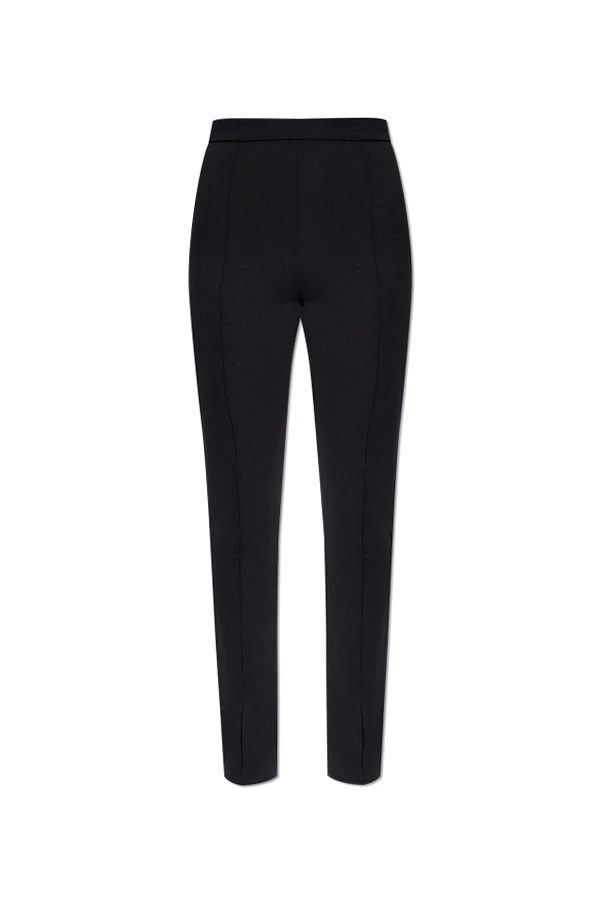 SCHWARZ Hose mit Abnähern