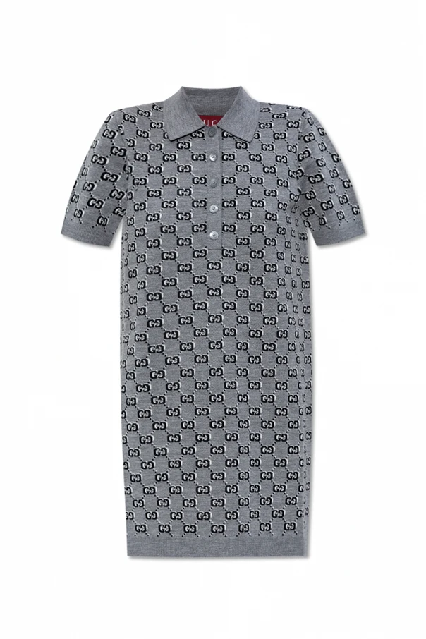GRAU Kleid mit Monogramm