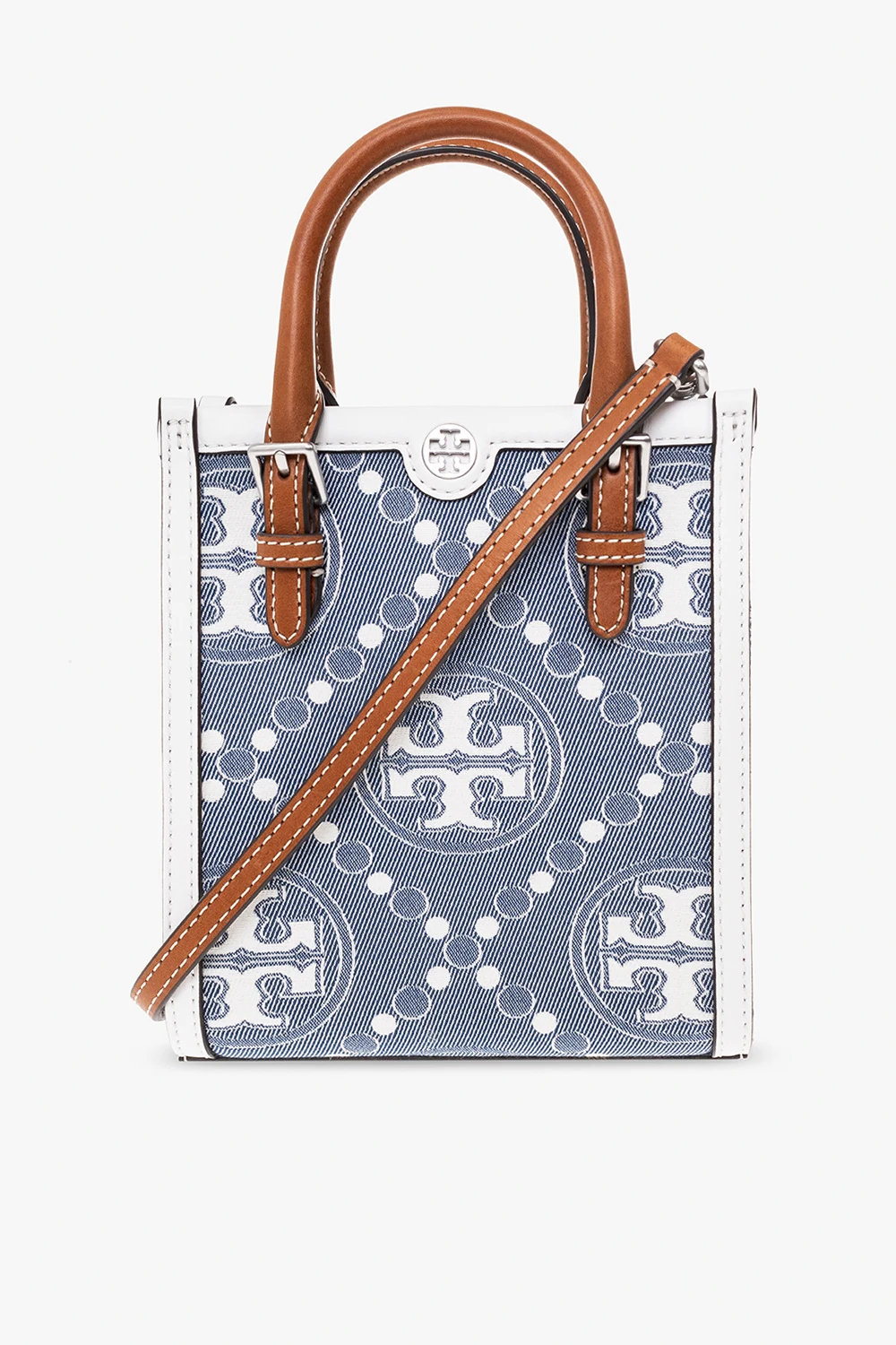 BLUE ‘T Monogram Mini’ shoulder bag