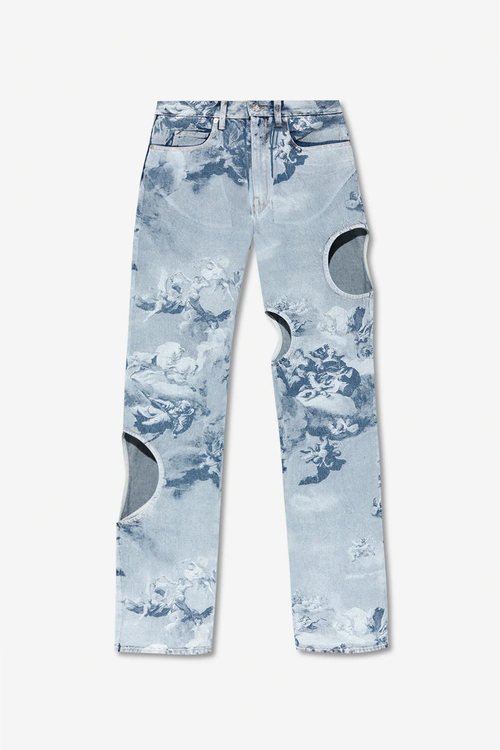 Jeans with cut-outs
