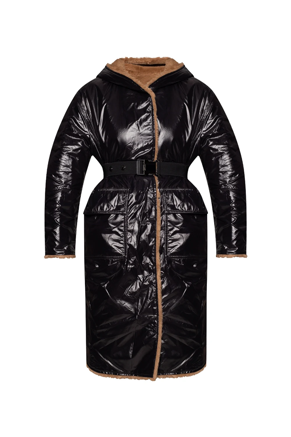 ‘Actee’ reversible coat with belt
