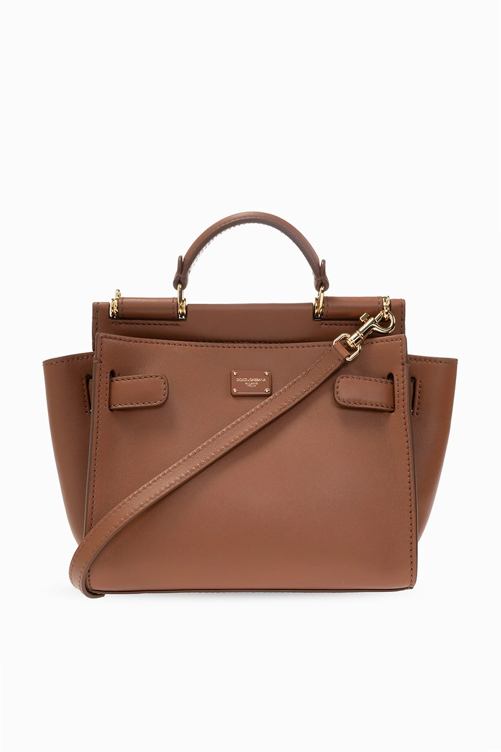 BROWN Shoulder bag with logo