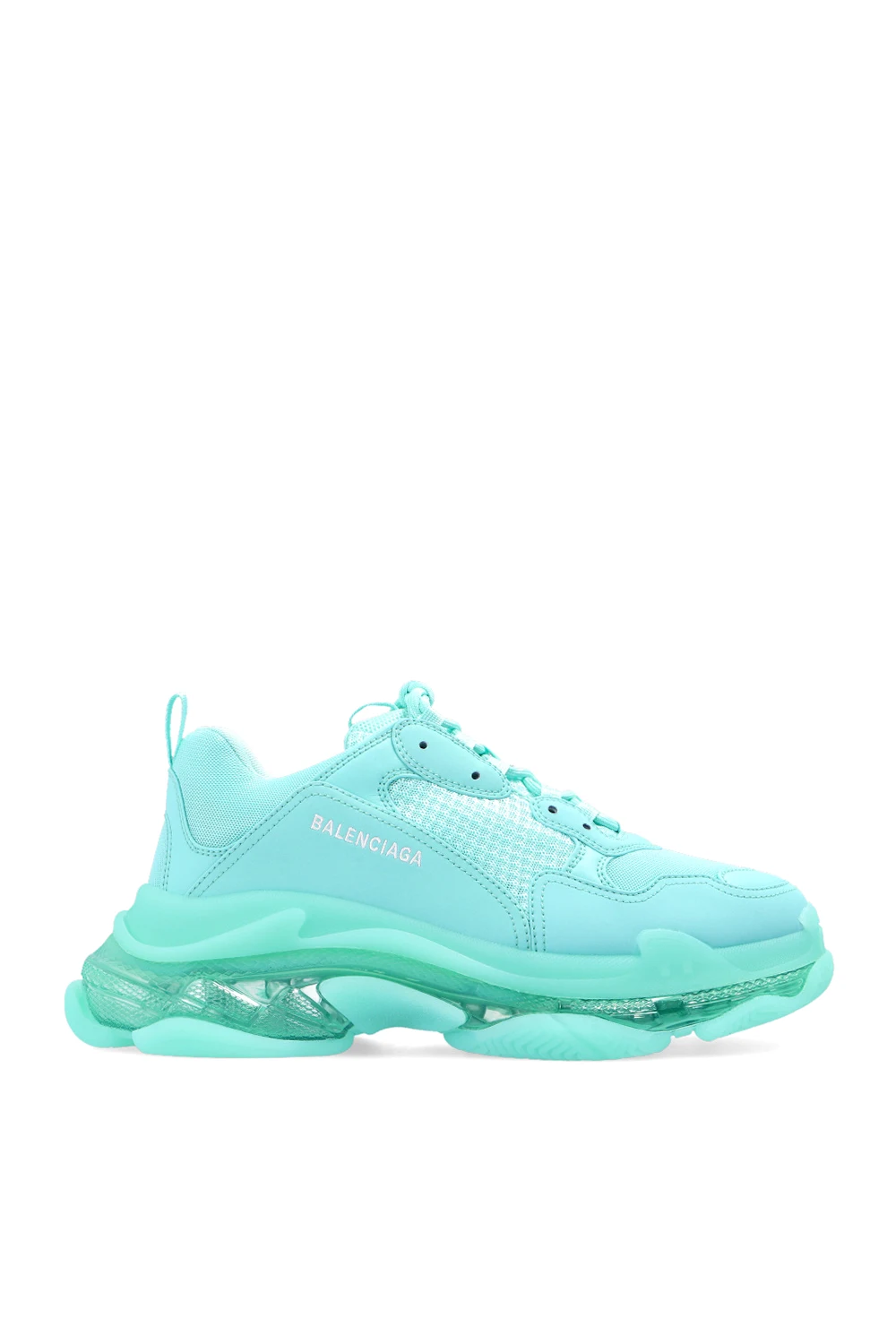 light blue ‘Triple S’ lace-up sneakers