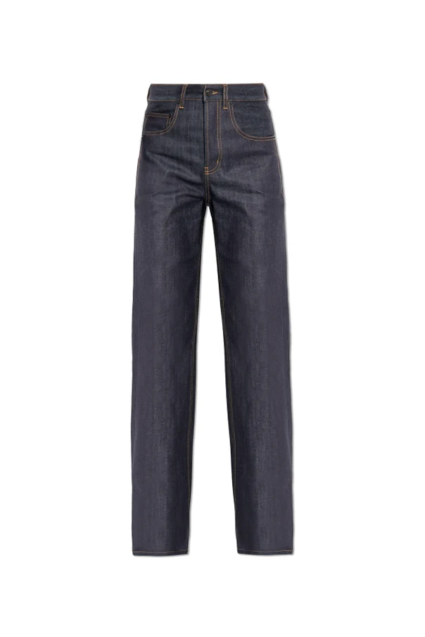 NAVY BLUE Straight-leg jeans