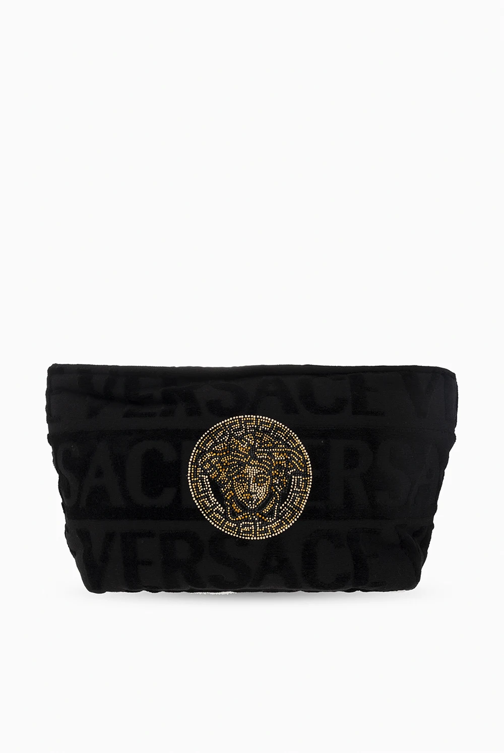 BLACK Wash bag with logo