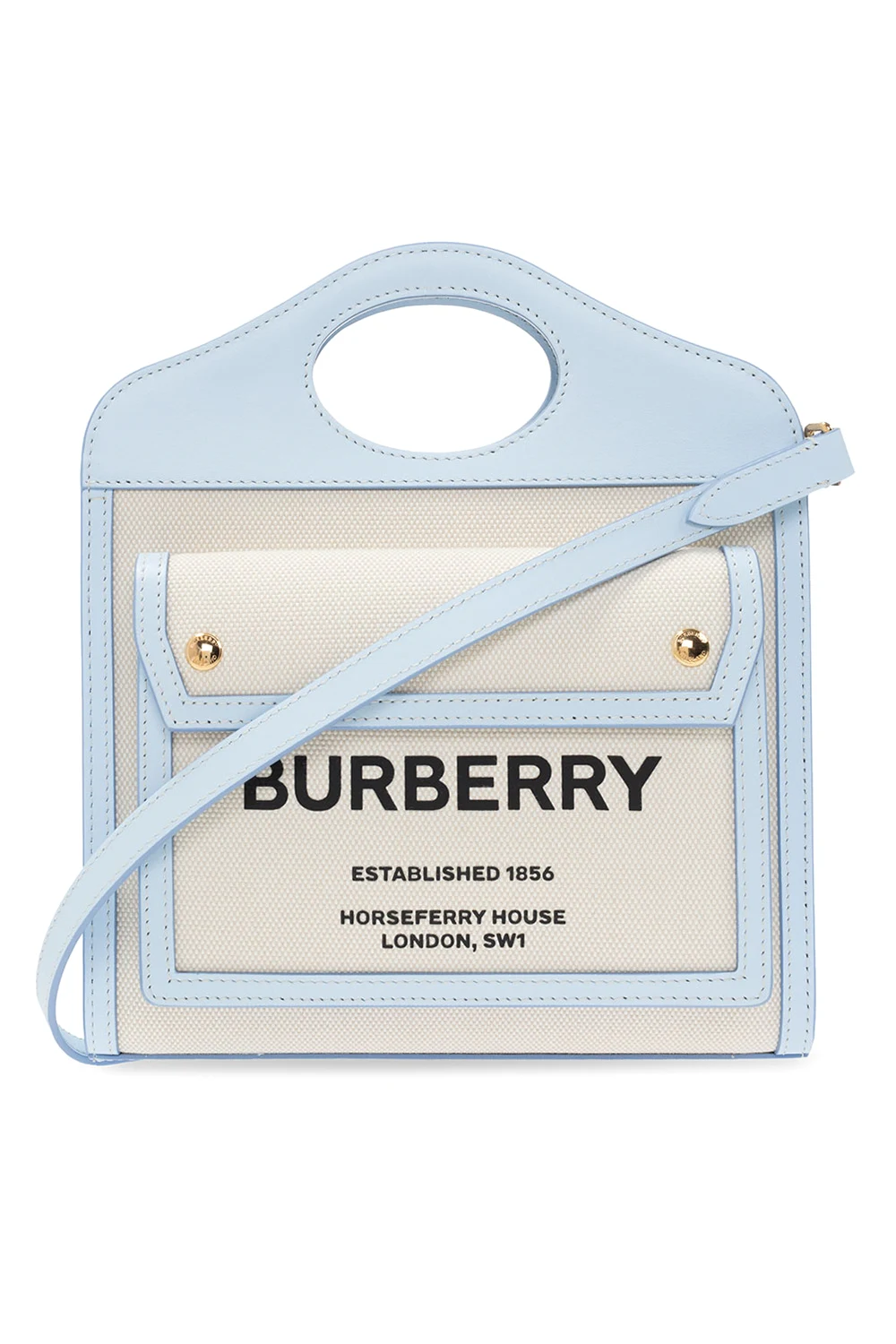 light blue Shoulder bag with logo