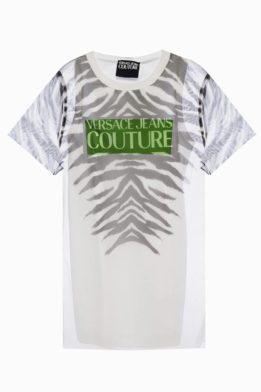 MULTICOLOUR Two-layered dress with logo