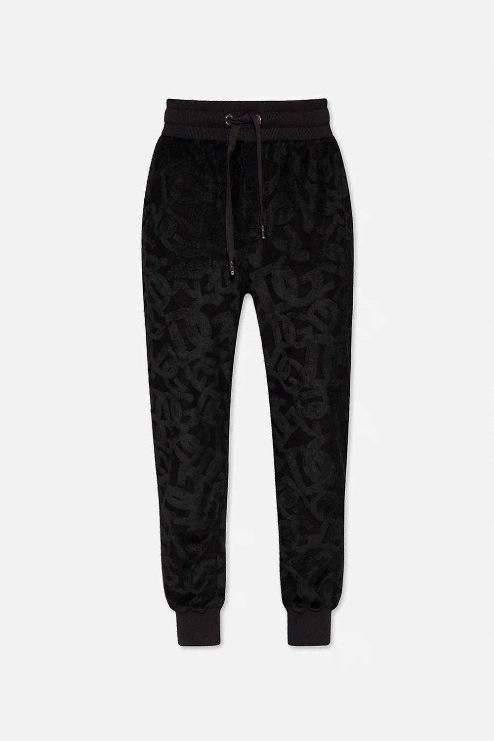 BLACK Sweatpants with logo