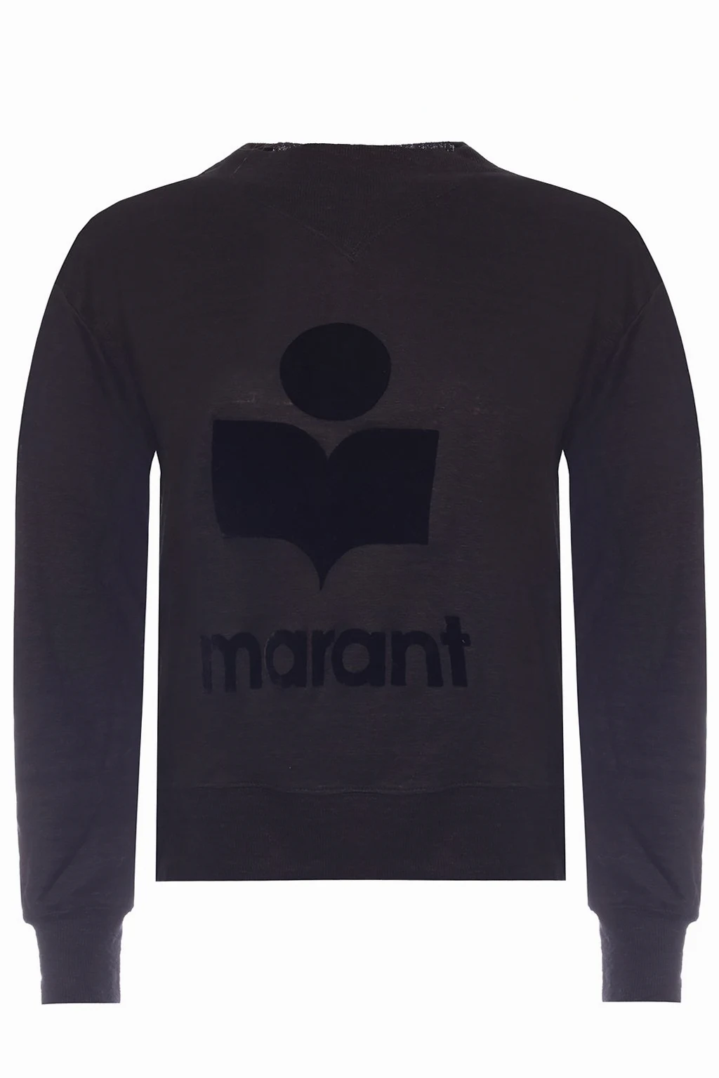 Linen T-shirt with logo