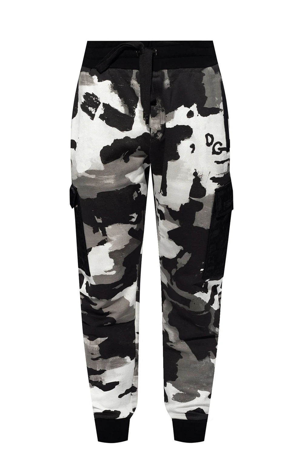 GREY Patterned sweatpants