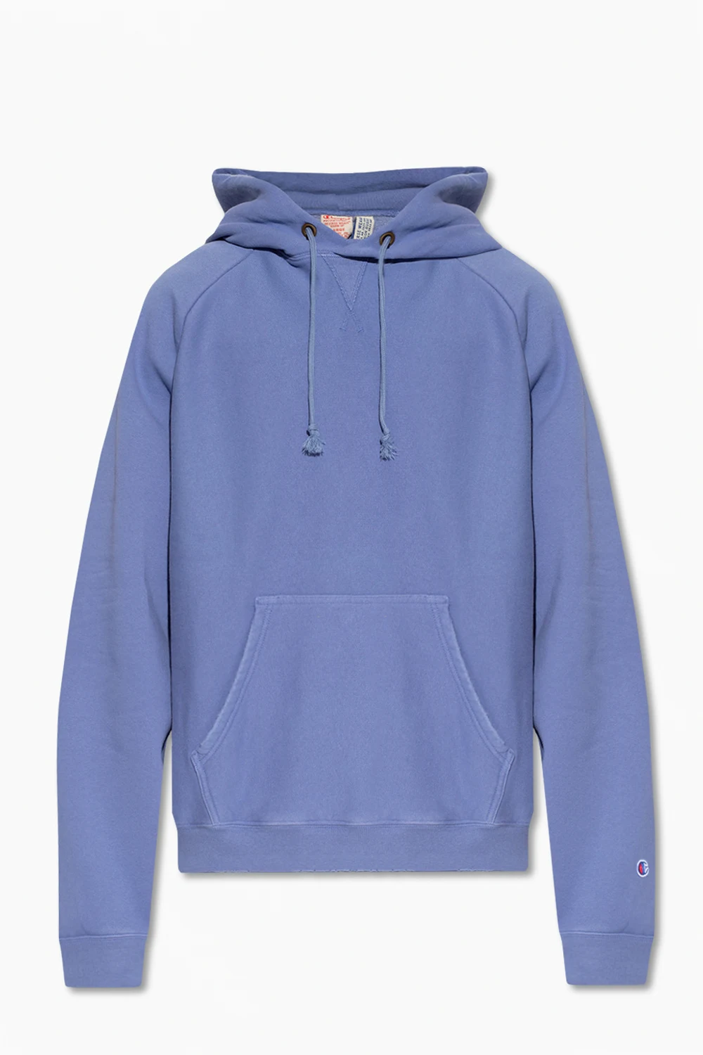 Hoodie with logo patch