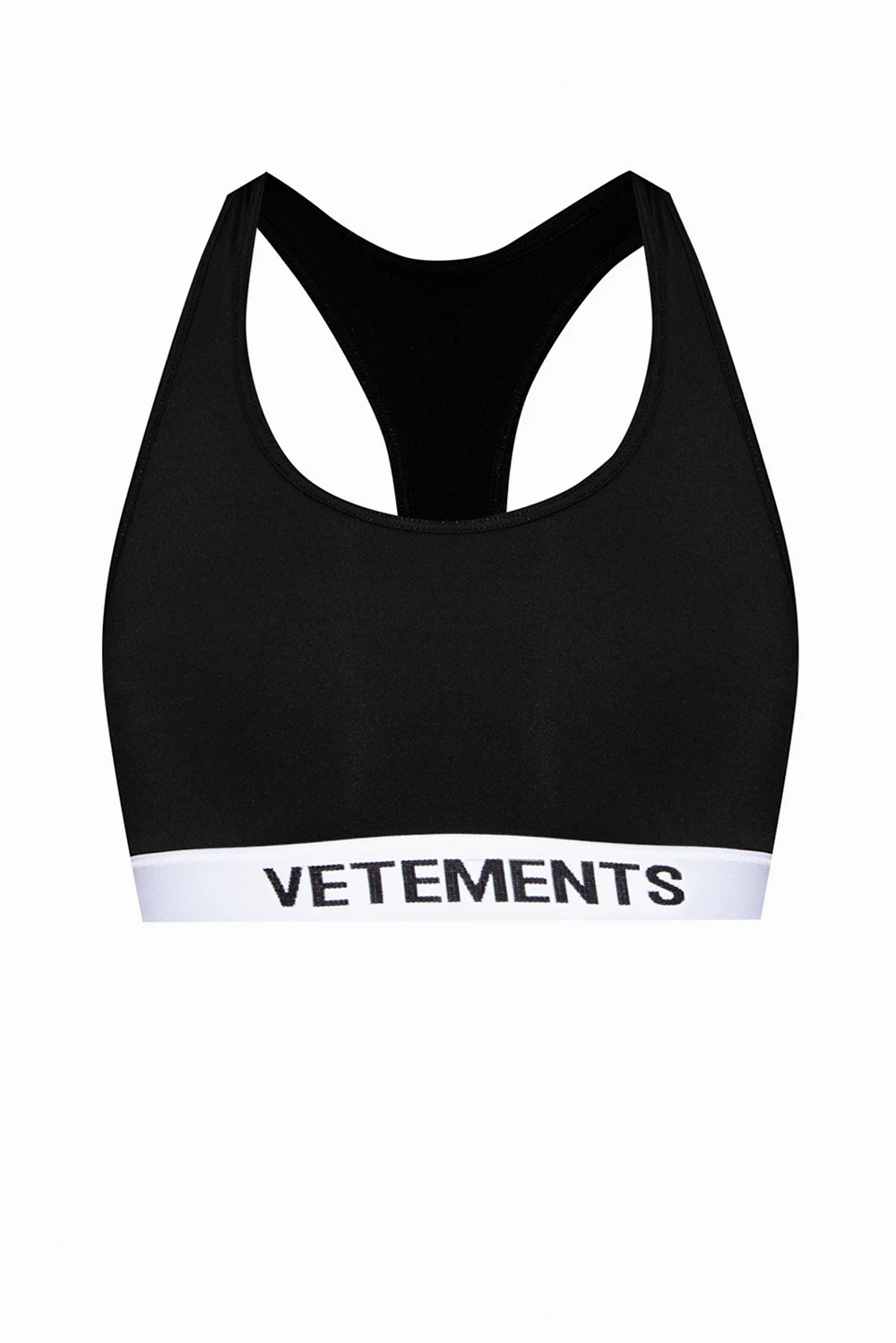 BLACK Cropped training top