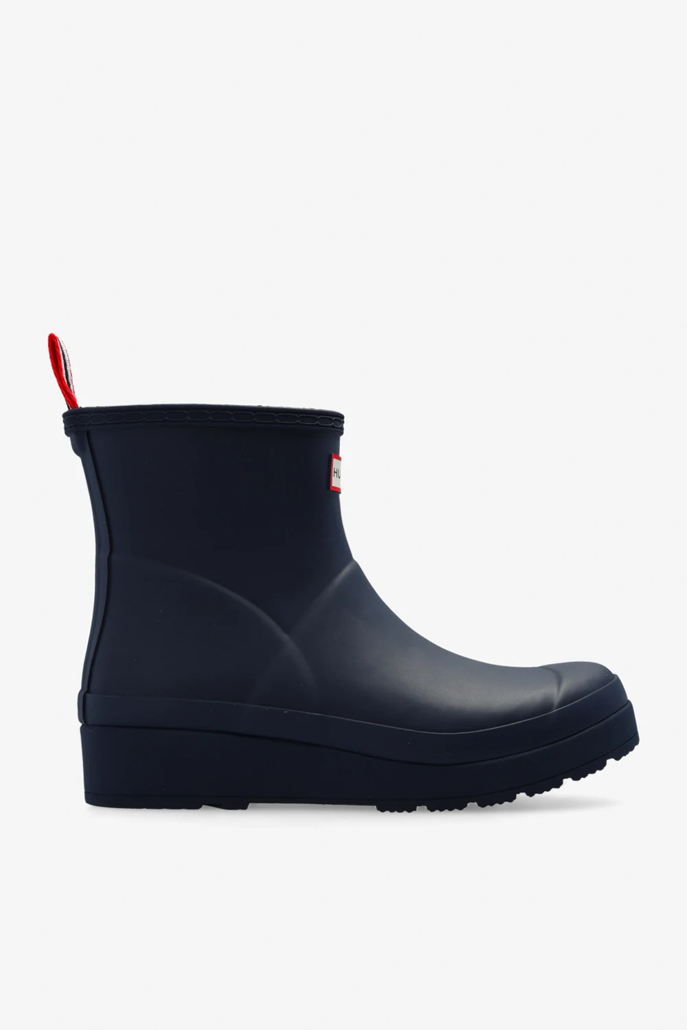 NAVY BLUE ‘Play Short’ rain boots