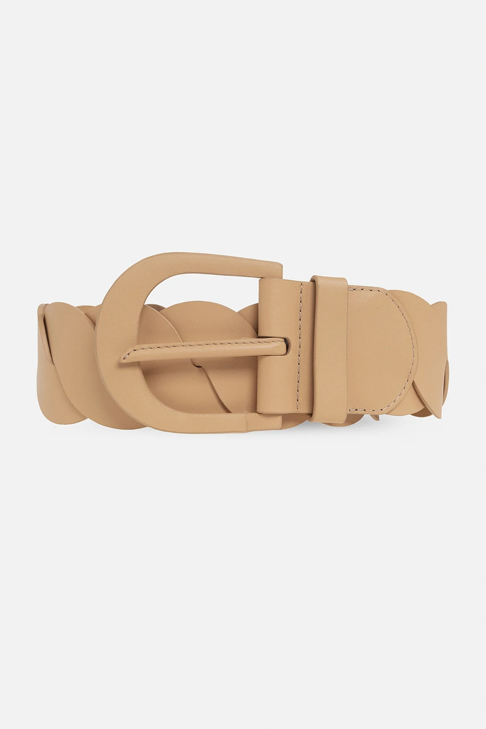 Leather waist belt