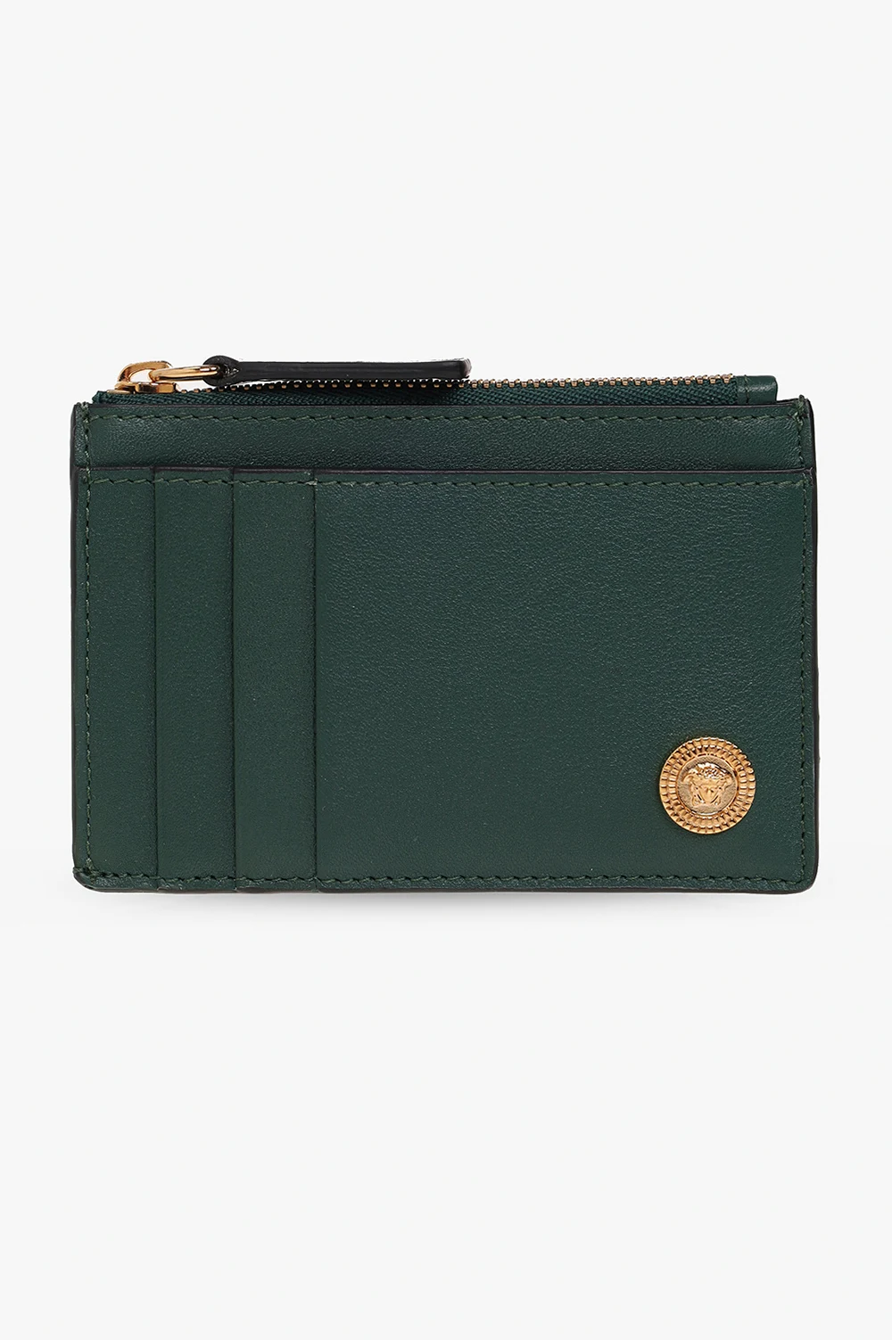 Card holder with Medusa head