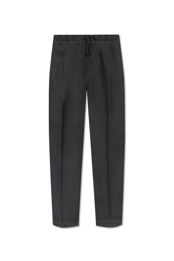 BLACK Creased pants